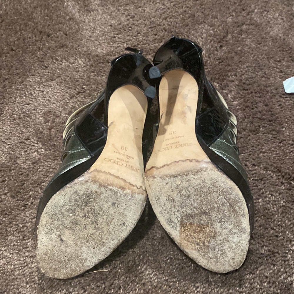 jimmy choo black high heels